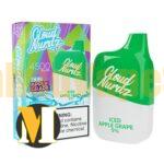 پاد یکبار مصرف سیب انگور یخ کلود نوردز <br><span>Cloud Nurdz ICED Apple Grape 4500 Puff</span>